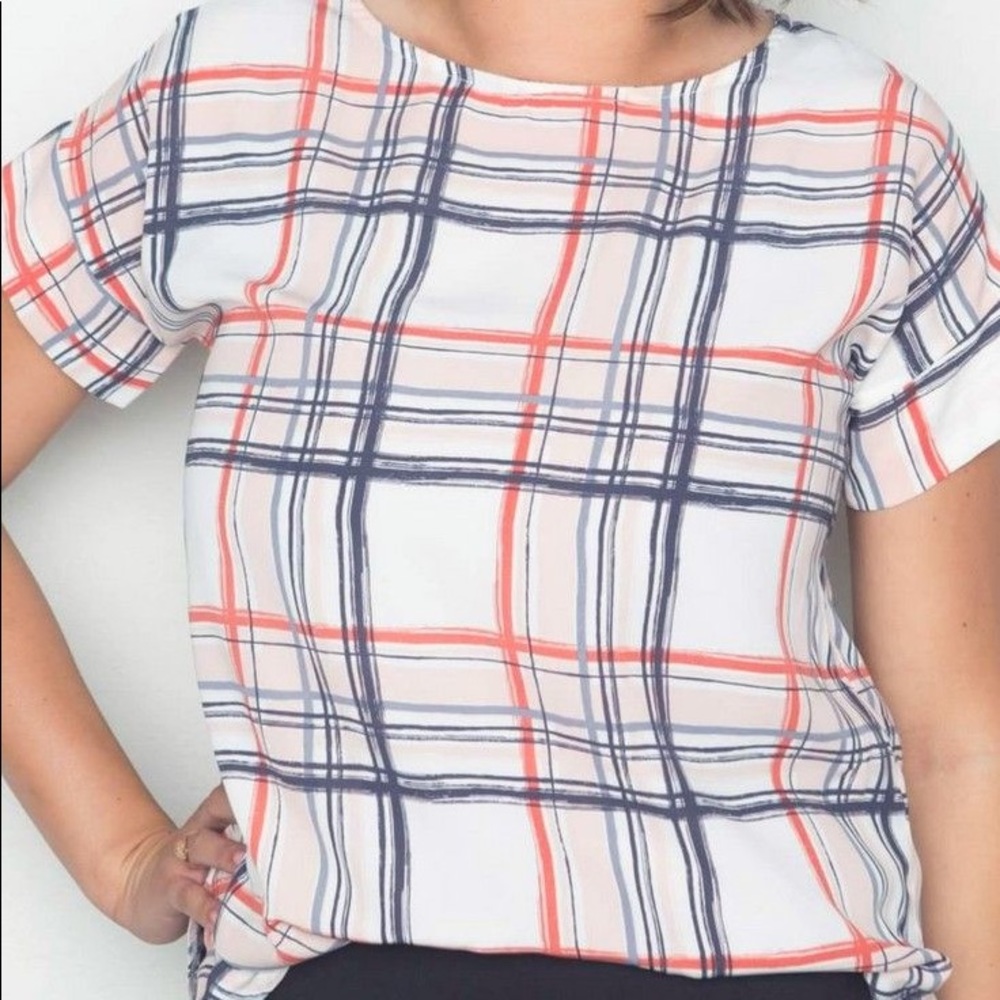 Plaid Magnolia Blouse